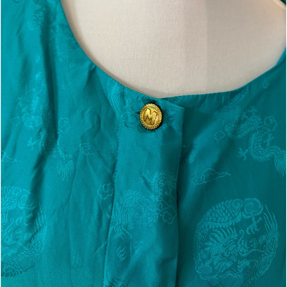 Bob Mackie Wearable Art - Vintage Silk Blouse - image 6